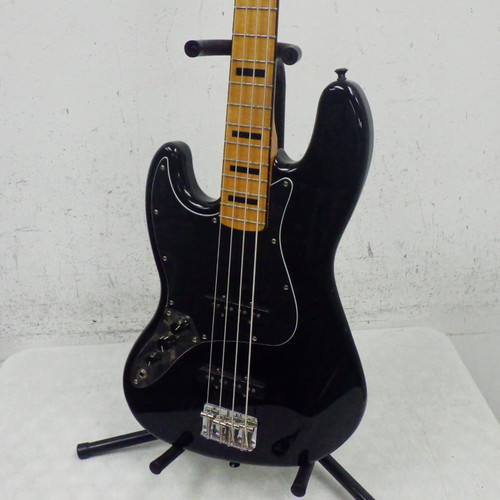 Vist Large View of Product Image Which is Used Squier Classic Vibe 70 S Jazz Bass J Type Bass Guitar Black 4-String