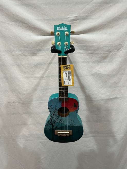 Vist Large View of Product Image Which is Used UK-MOONRISE Ukulele Blue