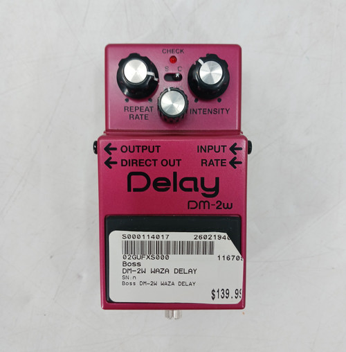 Vist Large View of Product Image Which is Used Boss DM-2W WAZA DELAY Delay Pedal