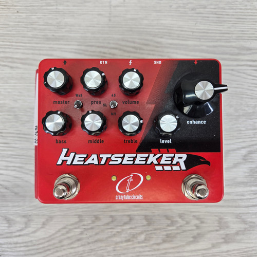 Vist Large View of Product Image Which is Used Crazy Tube Circuits Heatseeker Guitar PreAmp Pedal