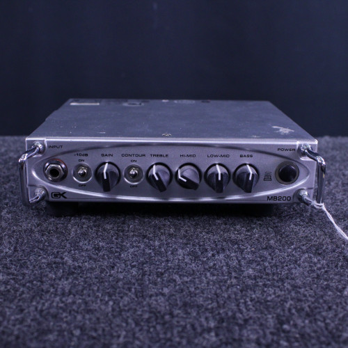 Vist Large View of Product Image Which is Used Gallien Krueger MB200 BASS HEAD Bass Amplifier Head