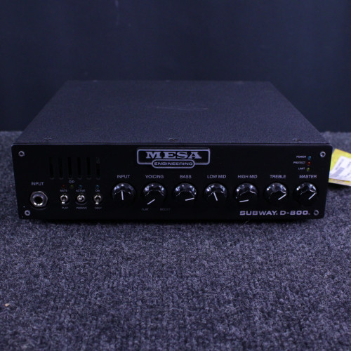 Vist Large View of Product Image Which is Used Mesa Boogie SUBWAY D-800 BASS HEAD Bass Amplifier Head
