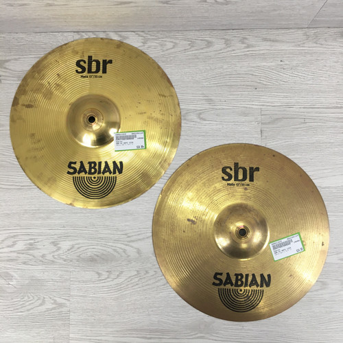 Vist Large View of Product Image Which is Used Sabian SBR HI HATS 13IN Hi Hat Cymbals 13"