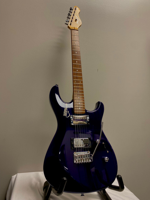 Vist Large View of Product Image Which is Used Dean Zelinsky TAGLIARE PRIVATE LABEL GUITARS FOR VETS Super S Electric Guitar Blue 6-String