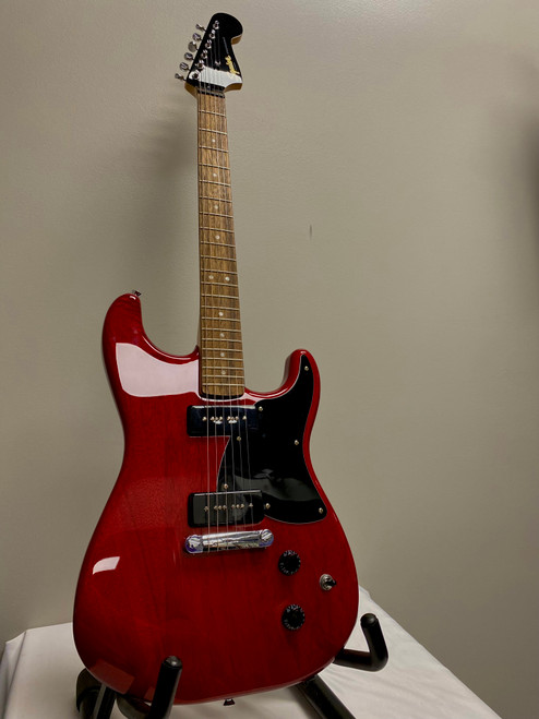 Vist Large View of Product Image Which is Used Squier PARANORMAL STRATOSONIC S Type Electric Guitar Red 6-String