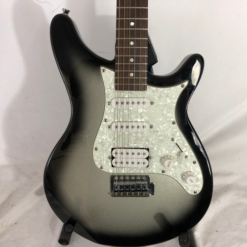 Vist Large View of Product Image Which is Used Rogue ROCKETEER RR200GB S Type Electric Guitar Silver Burst 6-String