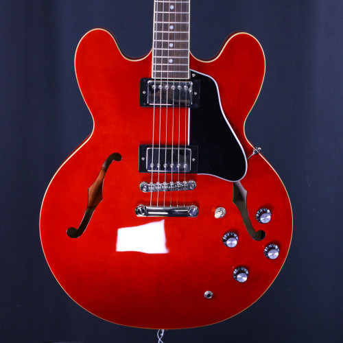 Vist Large View of Product Image Which is Used Epiphone ES-335 IG GUITAR Semi-Hollow Electric Guitar Red 6-String