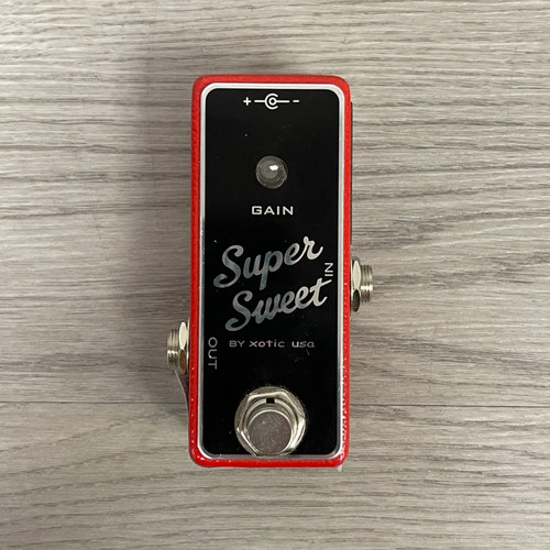 Vist Large View of Product Image Which is Used Xotic SUPER SWEET BOOST Distortion Pedal