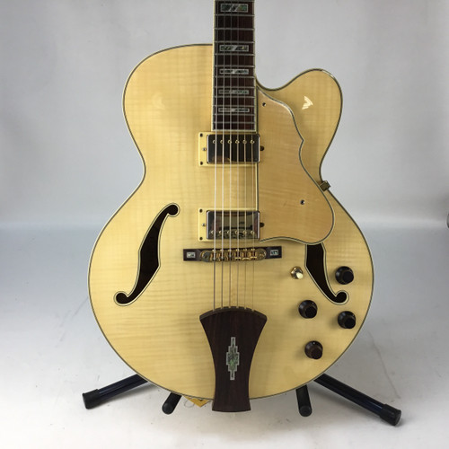 Vist Large View of Product Image Which is Used Ibanez AF105-NT W/CASE Semi-Hollow Electric Guitar Natural 6-String