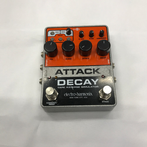 Vist Large View of Product Image Which is Used Electro Harmonix (E/H) ATTACK DECAY Guitar Effects Pedal