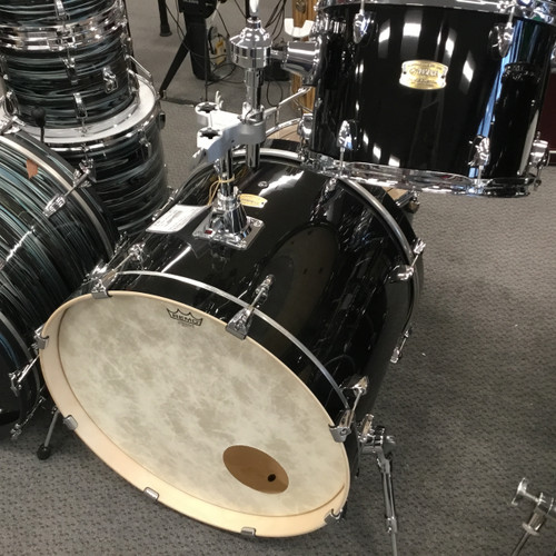 Vist Large View of Product Image Which is Used Yamaha Stage Custom 3 Piece Raven Black Drum Shell Kit