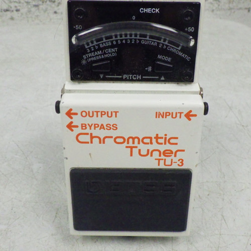 Vist Large View of Product Image Which is Used Boss TU-3 CHROMATIC TUNER Tuner Pedal