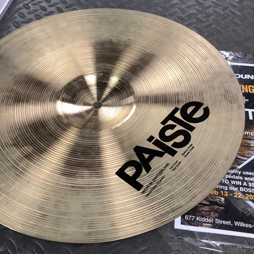 Vist Large View of Product Image Which is Used Paiste 20 FORMULA 602 RIDE Ride Cymbal 20"