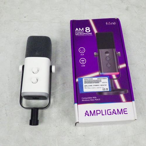 Vist Large View of Product Image Which is Used Ampligame Dynamic Desktop Mic Dynamic Microphone
