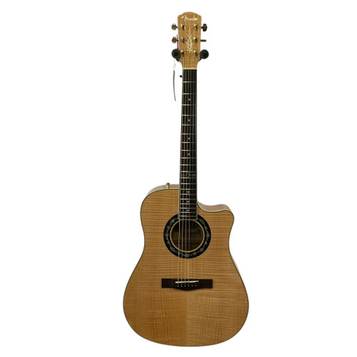 Vist Large View of Product Image Which is Used Fender T-BUCKET 400CE Solid Top Acoustic Guitar Natural