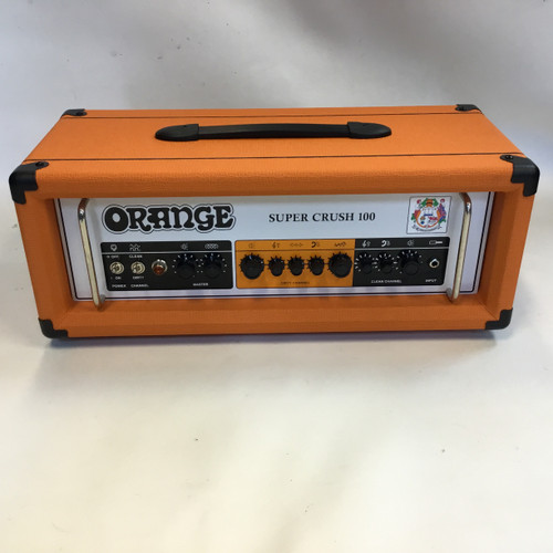 Vist Large View of Product Image Which is Used Orange SUPER CRUSH 100 Solid State Guitar Head