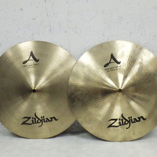 Vist Large View of Product Image Which is Used Zildjian 14 In New Beat Hi Hat Pair Hi Hat Cymbals 14"