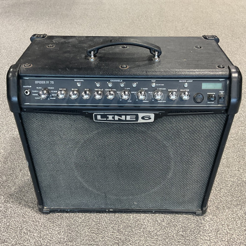Vist Large View of Product Image Which is Used LINE 6 SPIDER IV 75 Solid State Guitar Amplifier