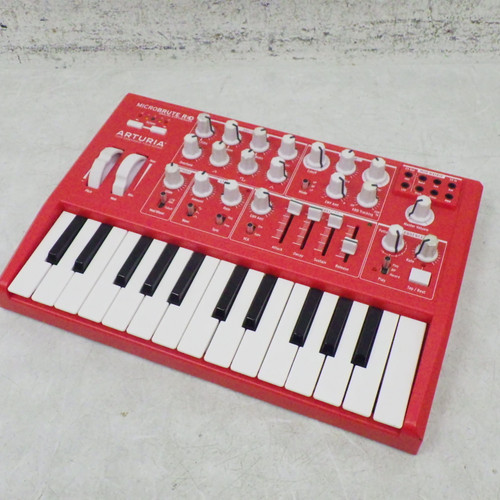 Vist Large View of Product Image Which is Used Arturia Microbrute Red Compact Synthesizer Compact