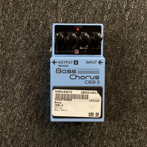 Vist Large View of Product Image Which is Used Boss CEB-3 Chorus Pedal