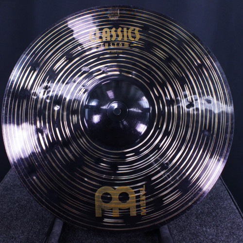 Vist Large View of Product Image Which is Used Meinl 19 CLASSIC CUSTOM DARK CRASH Crash Cymbal 19"
