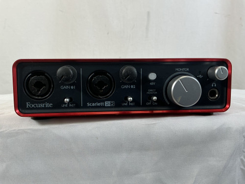 Vist Large View of Product Image Which is Used Focusrite SCARLET 2I2 GEN 1 Computer Interface 2 A/D Recording Inputs