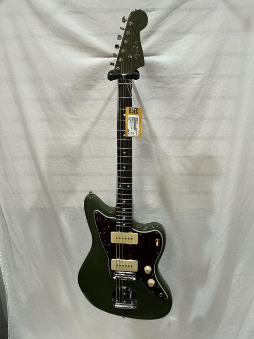 Vist Large View of Product Image Which is Used Fender JAZZMASTER VINTERA II OLIVE Electric Guitar Green 6-String