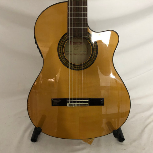 Vist Large View of Product Image Which is Used ALHAMBRA 3F-CT-E1 Solid Top Acoustic Guitar Amber
