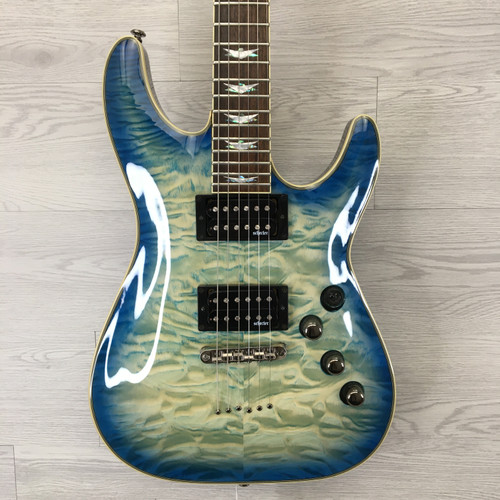 Vist Large View of Product Image Which is Used Schecter OMEN EXTREME Super S Electric Guitar Custom Graphics 6-String