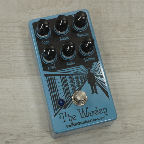 Vist Large View of Product Image Which is Used Earthquaker Devices The Warden Compressor Pedal