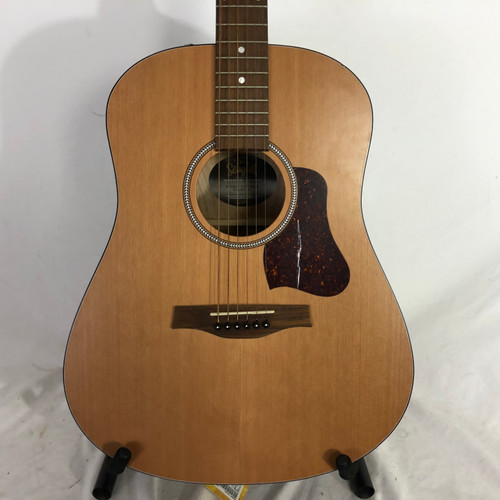 Vist Large View of Product Image Which is Used Seagull S6 SLIM PRESYS II NOS Solid Top Acoustic Guitar Wood
