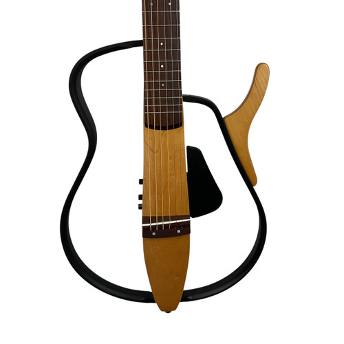 Vist Large View of Product Image Which is Used Yamaha SILENT GUITAR SLG-100S Solid Top Acoustic Guitar Natural