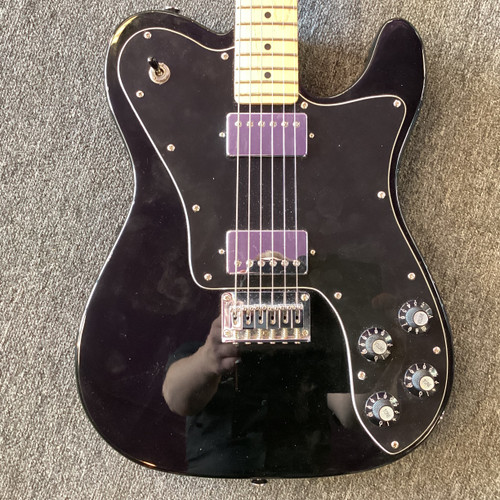 Vist Large View of Product Image Which is Used Squier VINTAGE MODIFIED TELECASTER CUSTOM T Type Electric Guitar Black 6-String