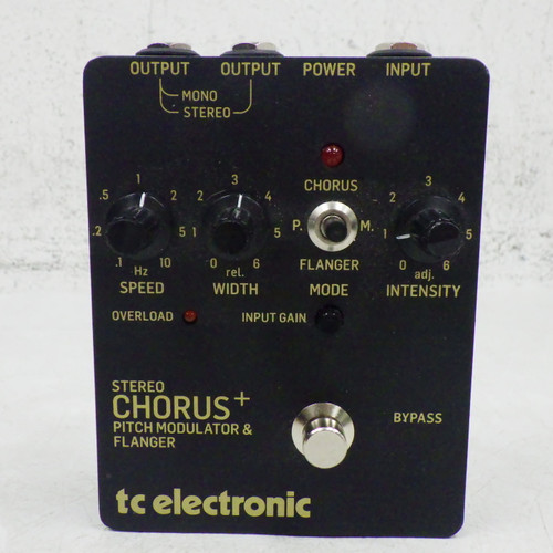 Vist Large View of Product Image Which is Used Tc Electronic Scf Gold Stereo Chorus Flanger Pedal