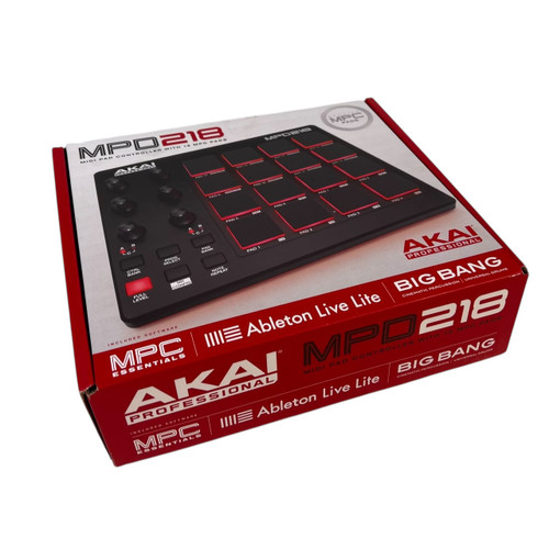 Vist Large View of Product Image Which is Used Akai MPD218 MIDI Pad Controller – USB Drum Pad Controller