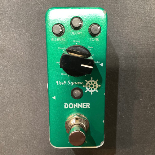 Vist Large View of Product Image Which is Used Donner VERB SQUARE Reverb Pedal
