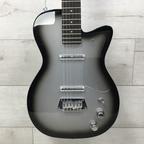 Vist Large View of Product Image Which is Used Silvertone 1303 SVB Single Cut Electric Guitar Silver Burst