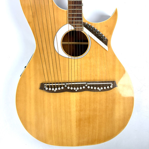 Vist Large View of Product Image Which is Used Ktone Professional Harp Guitar Natural
