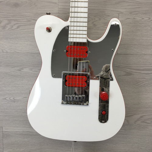 Vist Large View of Product Image Which is Used --FAKE-- JOHN 5 T-TYPE T Type Electric Guitar White 6-String