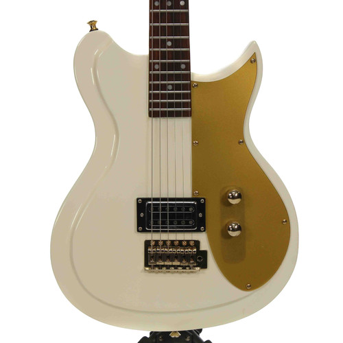 Vist Large View of Product Image Which is Used Waterstone TRILBY Double Cut Electric Guitar White 6-String