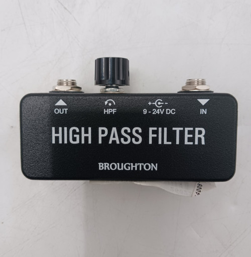 Vist Large View of Product Image Which is Used BROUGHTON HIGH PASS FILTER ALWAYS ON Buffer Pedal