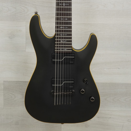 Vist Large View of Product Image Which is Used Schecter Demon 7 Electric Guitar Black