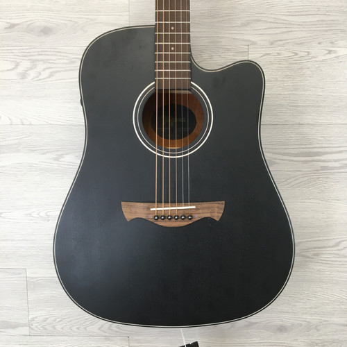 Vist Large View of Product Image Which is Used Tagima METROPOLIS EQ Laminate Top Acoustic Guitar Black