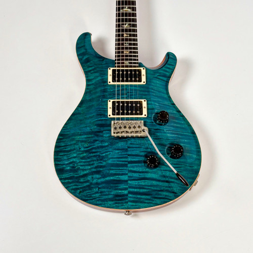 Vist Large View of Product Image Which is Used Paul Reed Smith - PRS 2003 Custom 24 10 Top Electric Guitar Blue 6-String