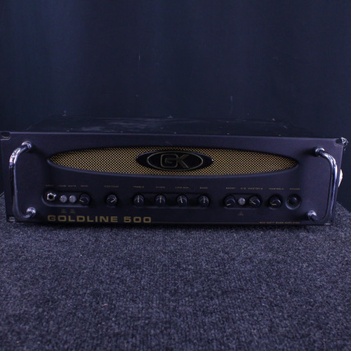 Vist Large View of Product Image Which is Used Gallien Krueger GOLDLINE 500 BASS HEAD Rackmount Bass Amplifier Head
