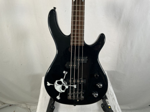 Vist Large View of Product Image Which is Used Squier MP-4 BASS P Type Bass Guitar Black 4-String