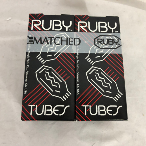 Vist Large View of Product Image Which is Used RUBY 6L6 MATCHED PAIR UNUSED Guitar Accessory