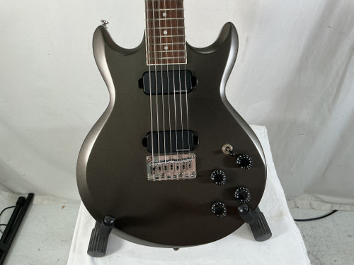 Vist Large View of Product Image Which is Used Ibanez MIK AX7221 + SD BLACKOUTS Double Cut Electric Guitar Silver/Gray 6-String