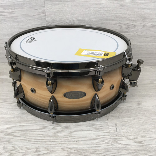 Vist Large View of Product Image Which is Used Orange County MAPLE SNARE 14X6 NATURAL BLACKBURST Wood Snare Drum 14"