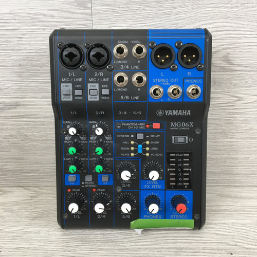 Vist Large View of Product Image Which is Used Yamaha MG06X COMPACT MIXER W/AC Compact Mixer